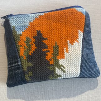 utwadel: etui 12 x 9cm - jeans en gobelin