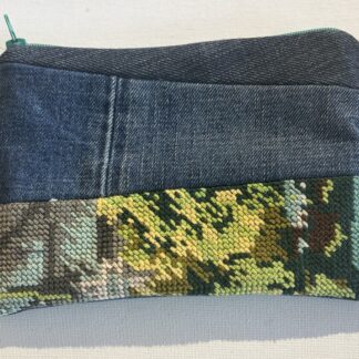 utwadel: etui 18 x 12cm - jeans en gobelin