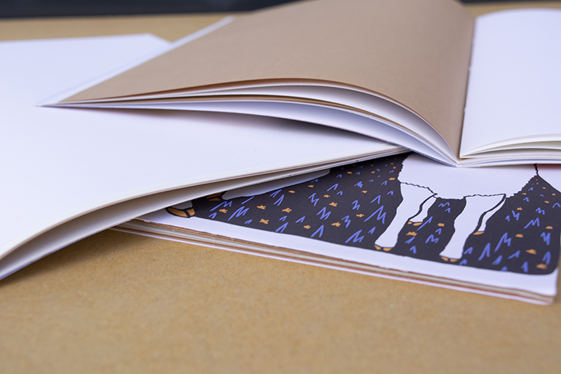 Loopvis: schrift - groot - yoko