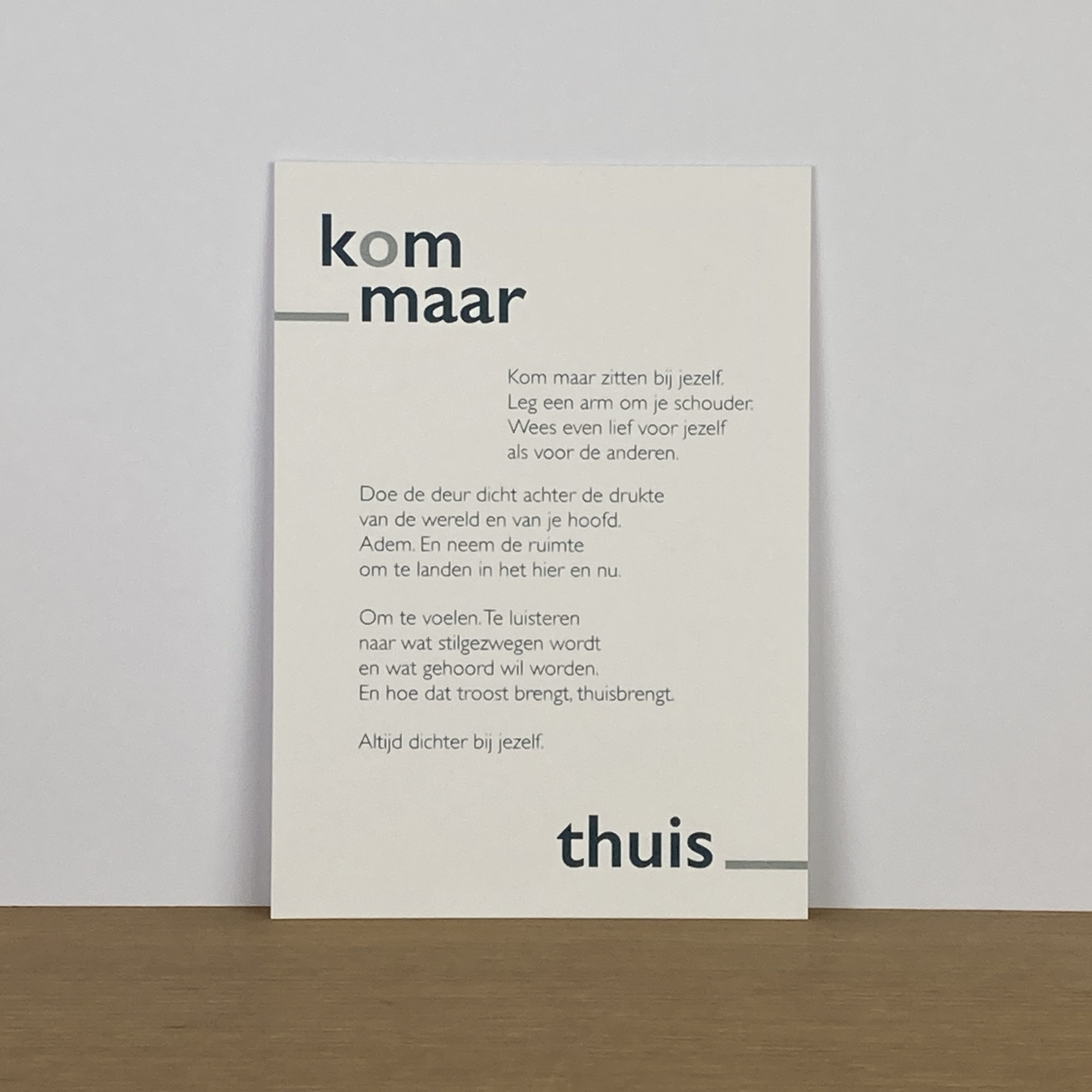 marlies: kaartje - 2,5 - enkel - kom maar