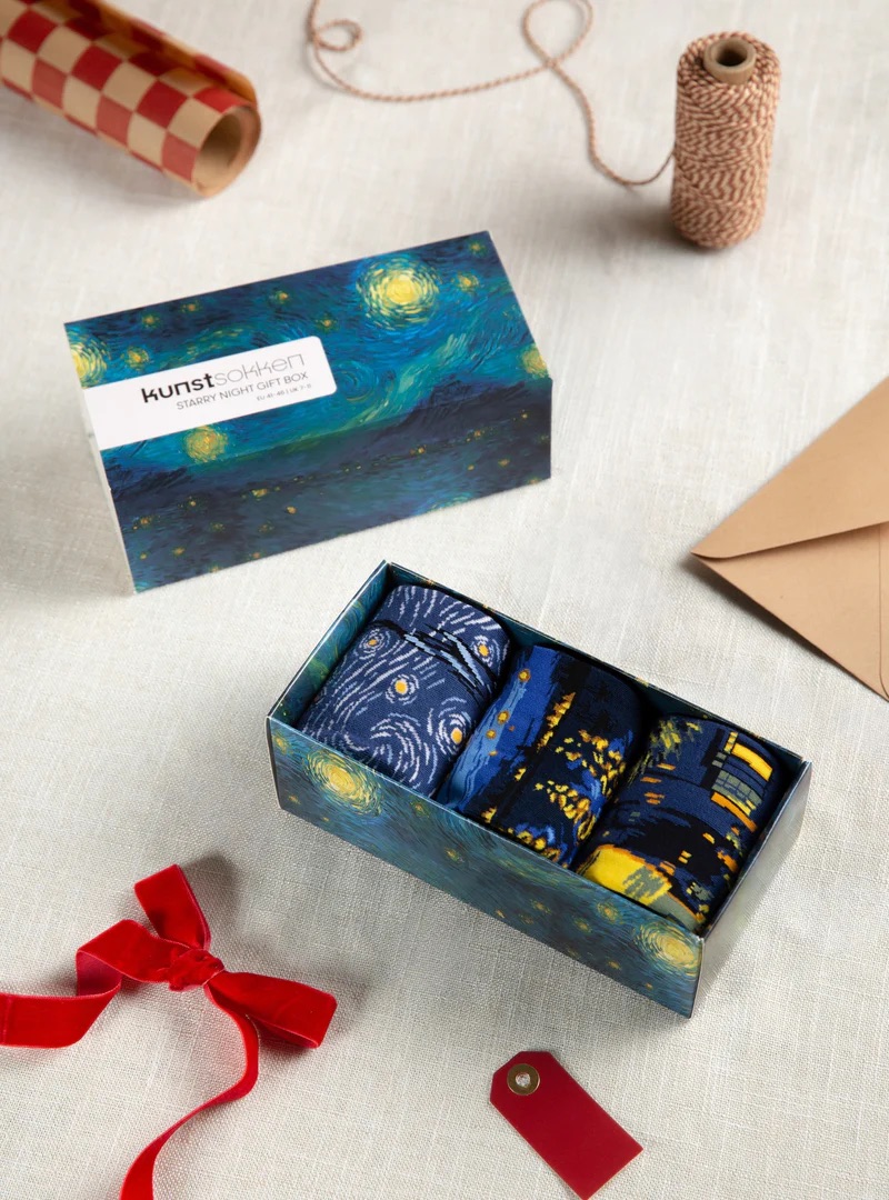 kunstsok: 3 pack - sterrennacht - Van Gogh