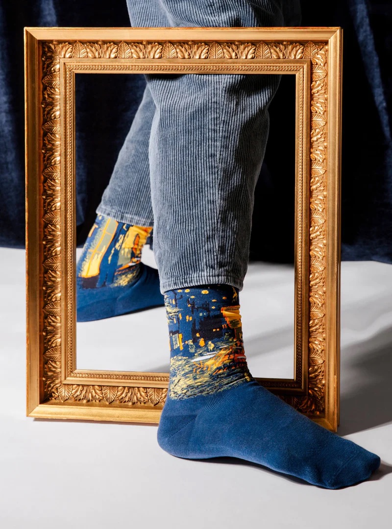 kunstsok: 3 pack - sterrennacht - Van Gogh - Afbeelding 3