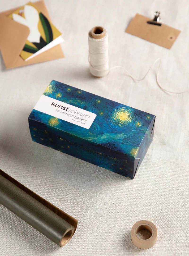 kunstsok: 3 pack - sterrennacht - Van Gogh - Afbeelding 4