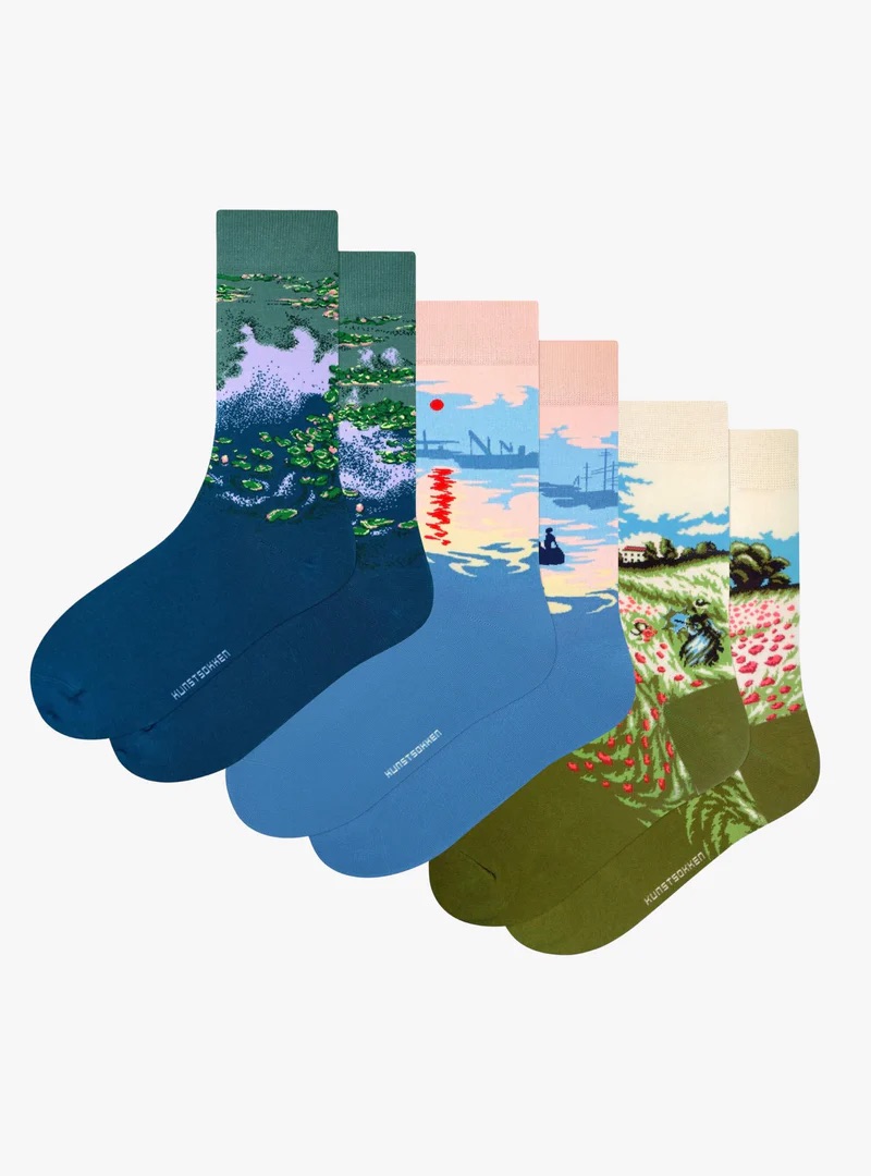 kunstsok: 3 pack - Monet - Afbeelding 7