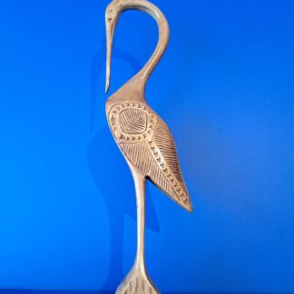 Vintage: houten vogel - gesneden