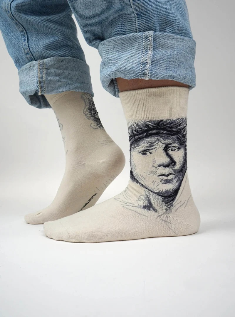 kunstsok: zelfportret met baret - rembrandt