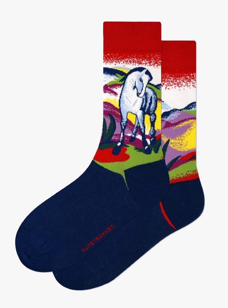 kunstsok: blue horse - Franz Marc - Afbeelding 3