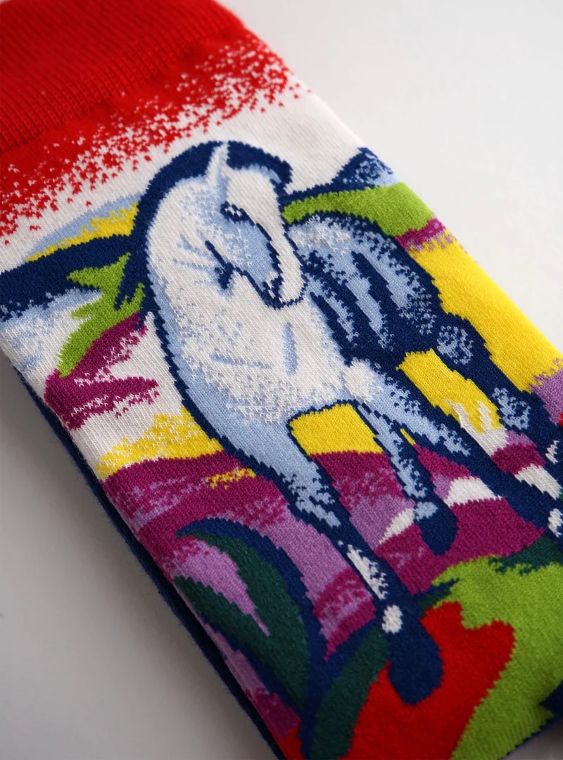 kunstsok: blue horse - Franz Marc - Afbeelding 2