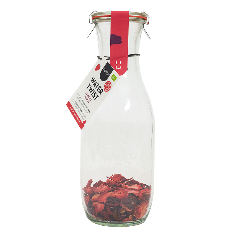 Pineut: Pineut - Pineut Watertwist | Carafe | Strawberry Hibiscus BIO - Afbeelding 2