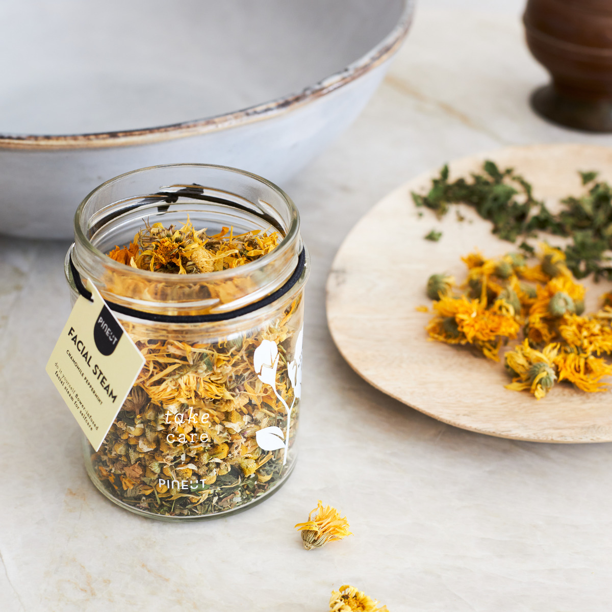 Pineut: Facial Steam | jar | Chamomile Peppermint